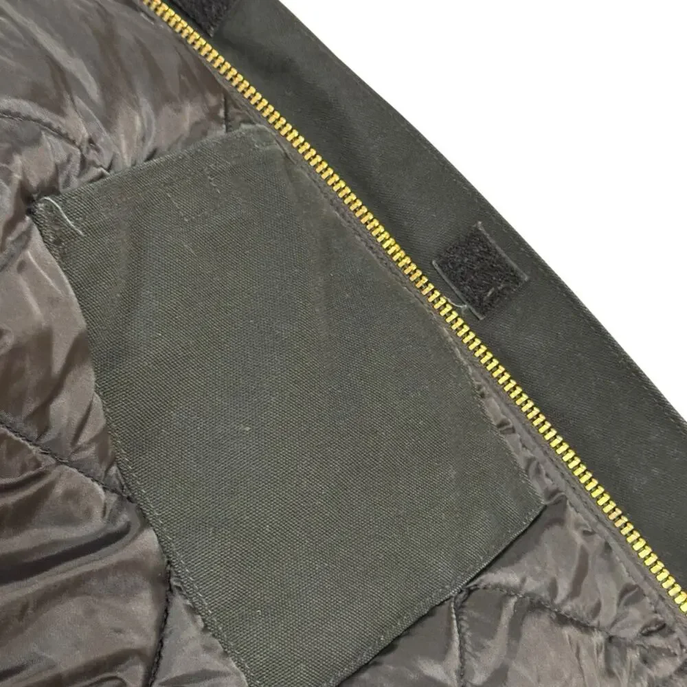 Carhartt Men's 46 Reg Black Firm Duck Tradition Canvas Coat UC03 BLK Utility